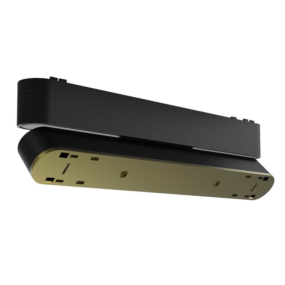 VK/04476/B/BASE Βάση για φωτιστικό μαγνητικής ράγας 12W, μαύρο